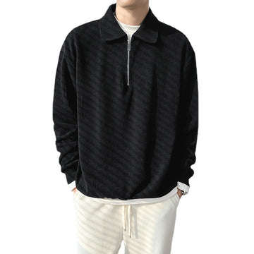 Men's Ribbed Half-Zip Jacket