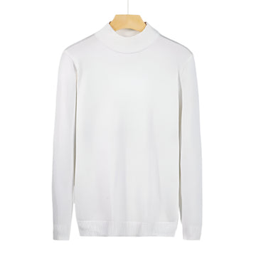 Men's Turtleneck Ribbed Sweater