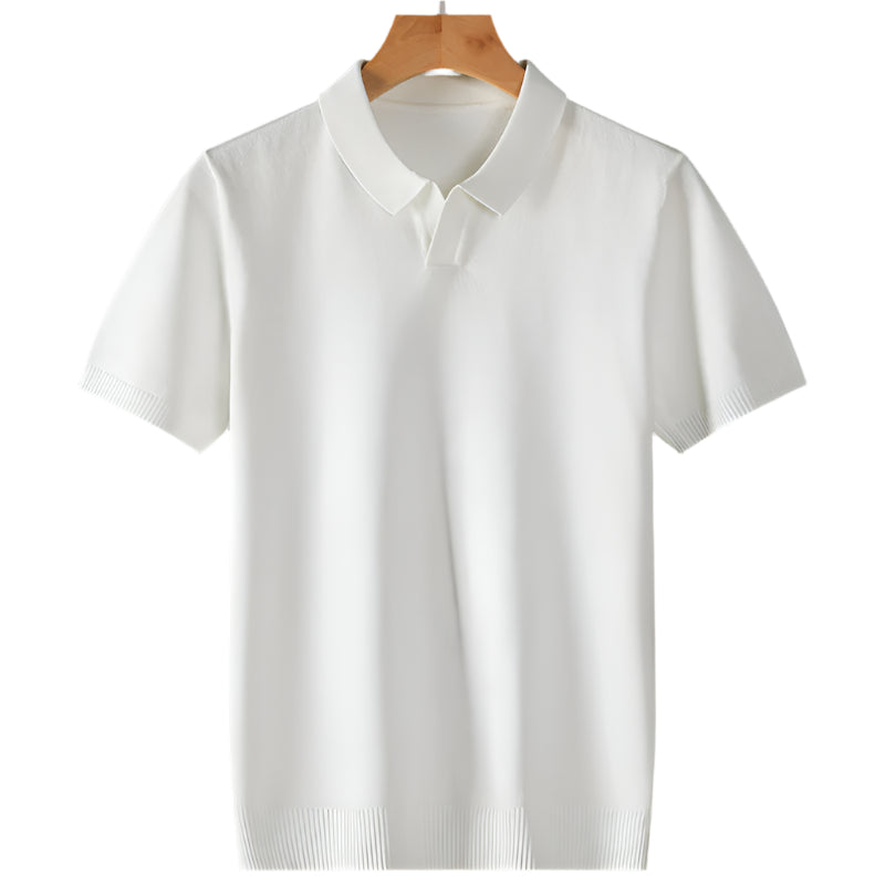 Men's Plain Slim Fit Polo Shirt